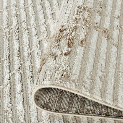 Perla Rug Contemporary Abstract Design With Metallic Sheen Molten Design - 2 Colours Available