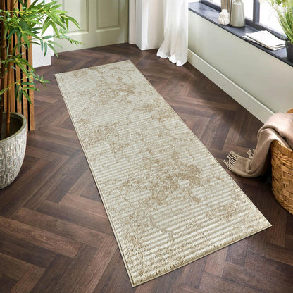 Perla Rug Contemporary Abstract Design With Metallic Sheen Molten Design - 2 Colours Available