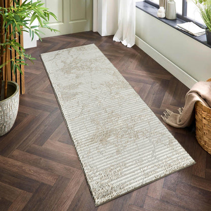 Perla Rug Contemporary Abstract Design With Metallic Sheen Molten Design - 2 Colours Available