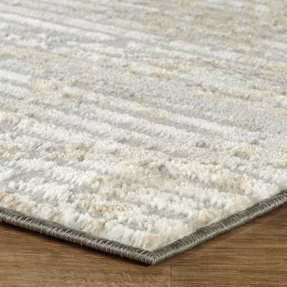 Perla Rug Contemporary Abstract Design With Metallic Sheen Molten Design - 2 Colours Available