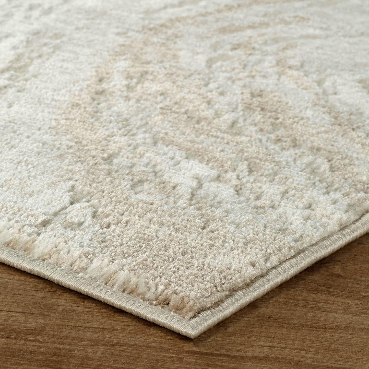 Perla Rug Contemporary Abstract Design With Metallic Sheen Resin Design - 2 Colours Available