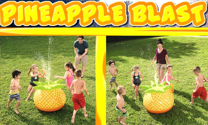 Your Kids will Love This Wet n' Wild Pineapple Sprinkler on a Hot Summer's Day! This Fun Sprinkler Blasts High-Powered Water Jets Into The Air for Refreshing Outdoor Fun! Perfect For Kids Garden Parties! Only £9.95!