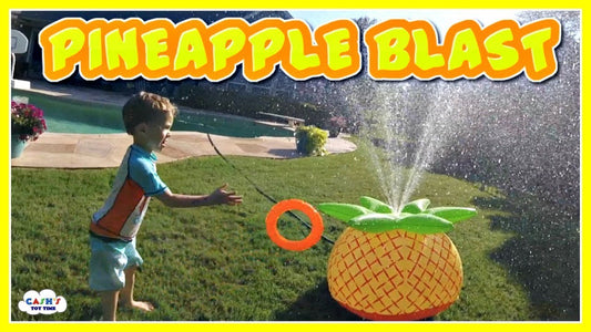 Your Kids will Love This Wet n' Wild Pineapple Sprinkler on a Hot Summer's Day! This Fun Sprinkler Blasts High-Powered Water Jets Into The Air for Refreshing Outdoor Fun! Perfect For Kids Garden Parties! Only £9.95!