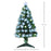 3ft White Pre Lit Christmas Tree w/ 90 LEDs Star Topper Tri-Base Full Bodied Seasonal Decoration Pre-Lit Home