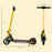 Folding Electric Scooter w/ LED Lights and Display, Gold