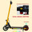 Folding Electric Scooter w/ LED Lights and Display, Gold