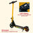 Folding Electric Scooter w/ LED Lights and Display, Gold