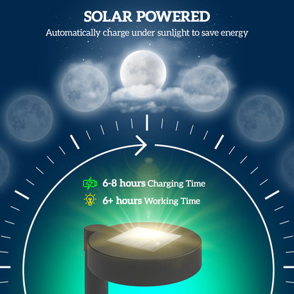 Solar Stake Lights 8 Pack, IP44 Pathway Lighting, Auto On/Off LED