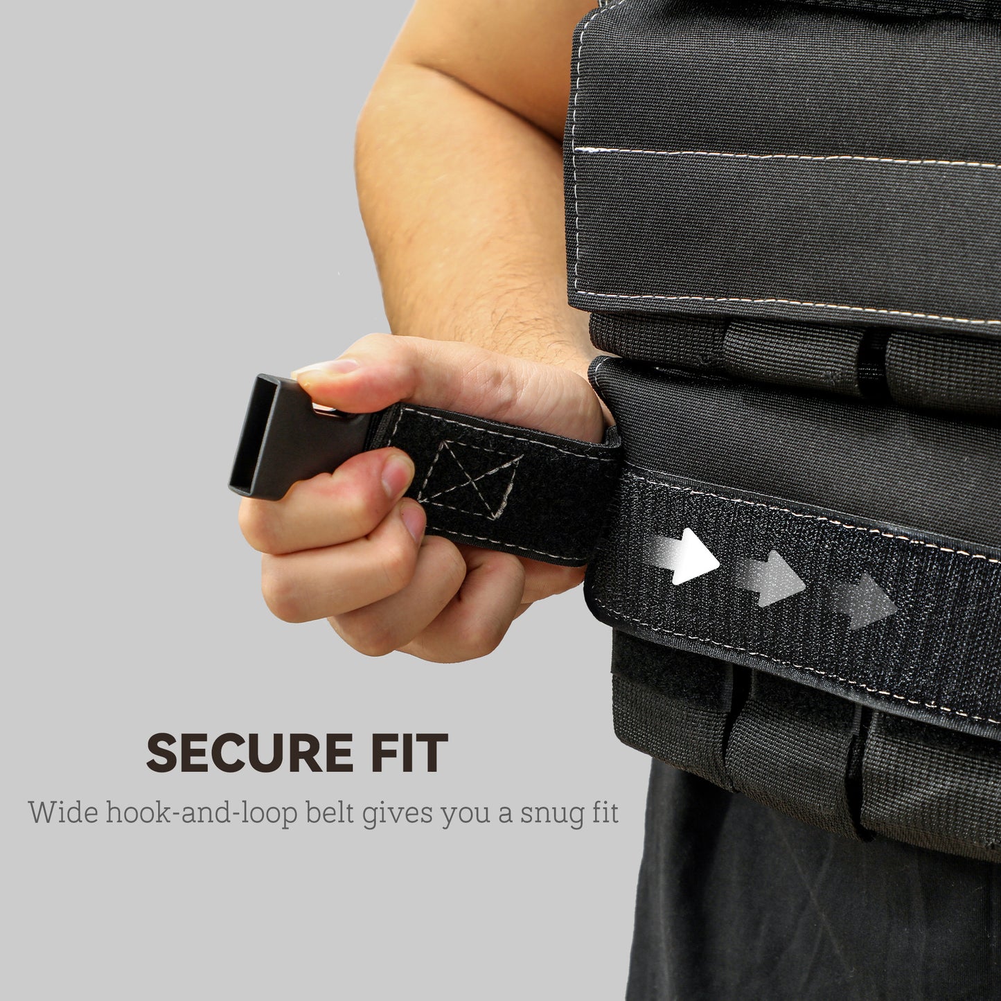 30KG Adjustable Weighted Vest for Men and Women, Weight Vest with 15 Metal Weights, Adjustable Straps and Reflective Strips, Running Cardio Exercise Strength Training