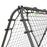 Rebounder Net Football Target Goal with Adjustable Angles, Black