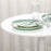 Round Dining Table, Modern Dining Room Table with Steel Base, Non-slip Foot Pad, Space Saving Small Dining Table, White