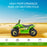 6V Kids Electric Toy Car ATV Toy Quad Bike Four Big Wheels w/ Forward Reverse Functions Toddlers aged 18-36 months, Green