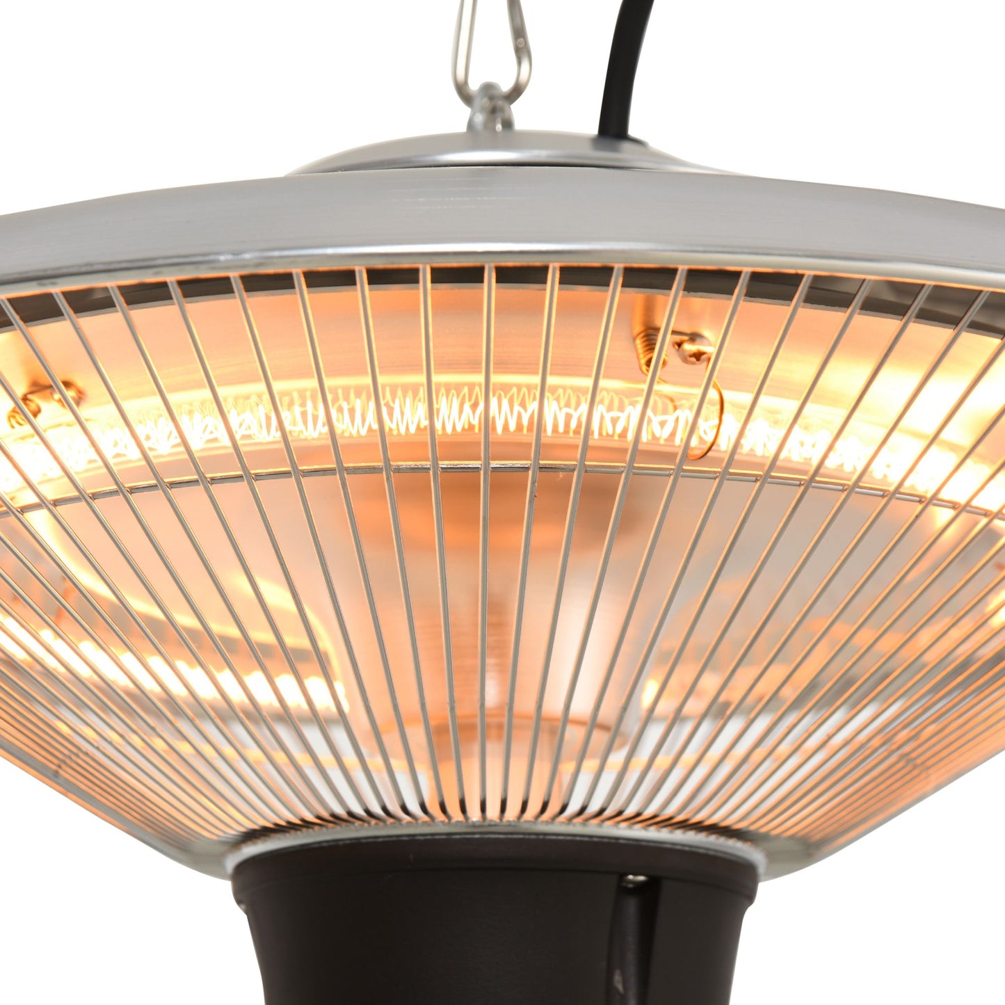 Outdoor Heater Ceiling Hanging Light 1500W Pull Switch Electric Aluminium