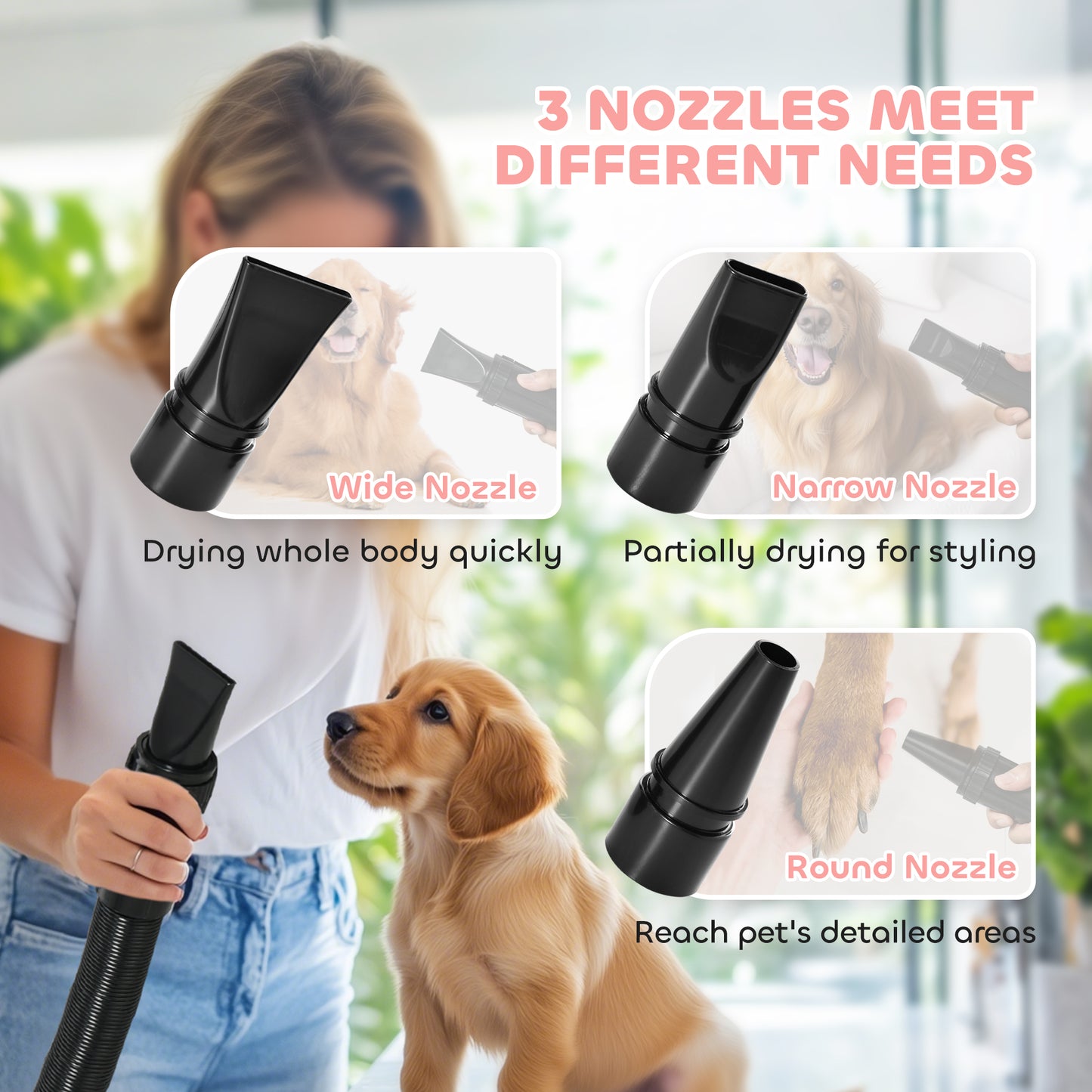 6 Panels Dog Playpen with Secure Door for Indoor Outdoor, 60cm High