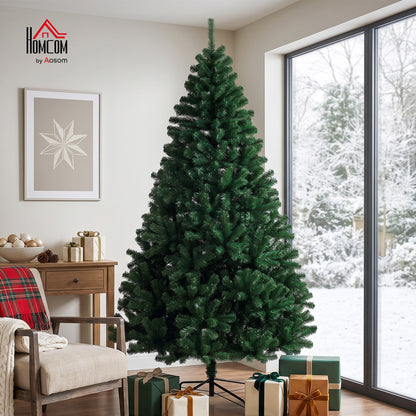 Artificial Christmas Tree with Hinged Design, 210cm Fir Tree