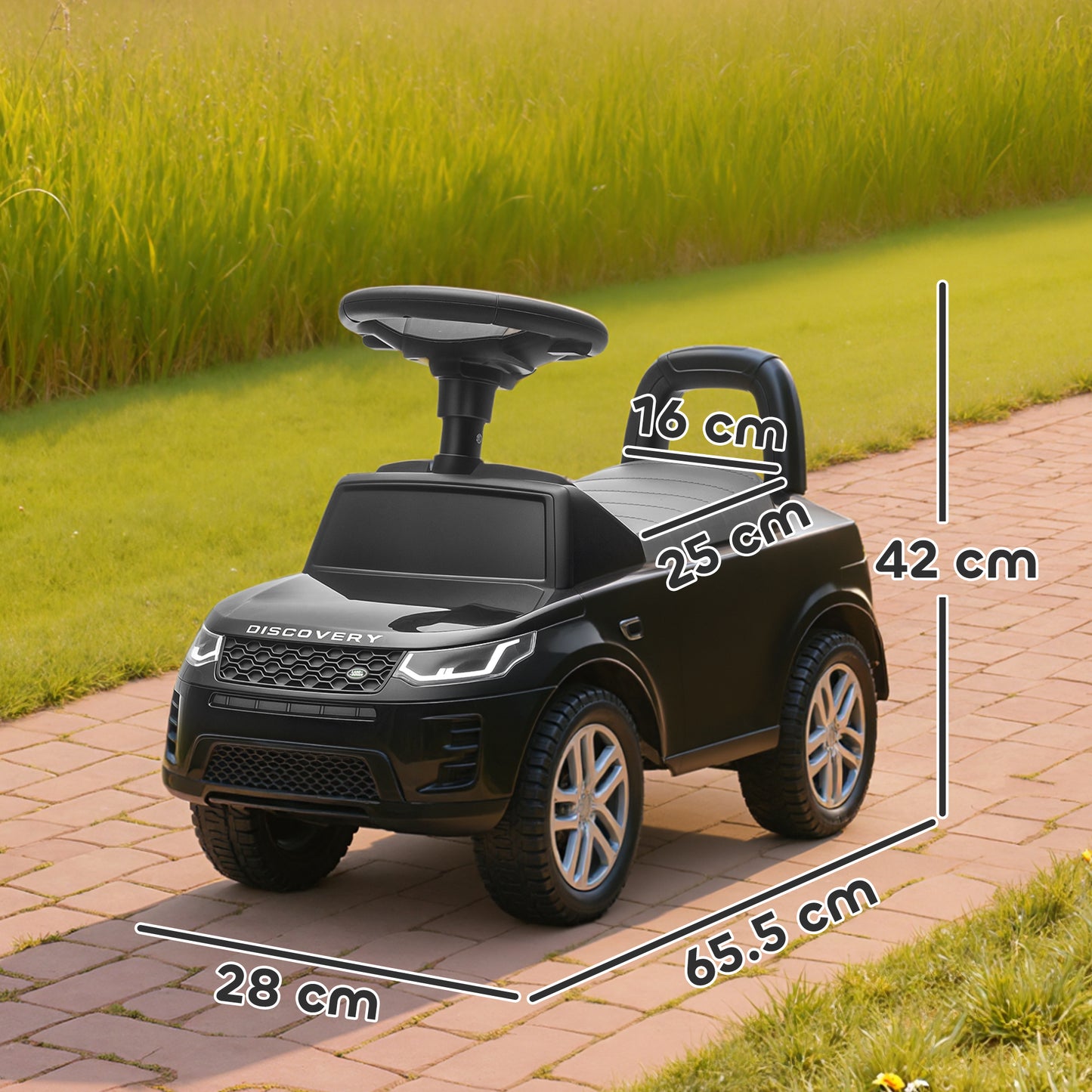 Land Rover Licensed Ride on Car for Toddlers 18-36 Months, Black