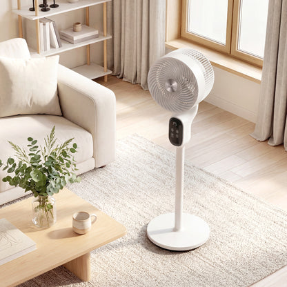 20 dB Standing Fan for Bedroom, Pedestal Fan with Oscillating