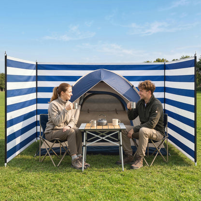 Camping Windbreak Portable Wind Blocker Privacy Wall, 540cm x 150cm