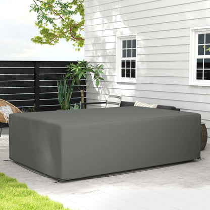 UV Rain Protective Cover or Garden Wicker Rattan Dark Grey