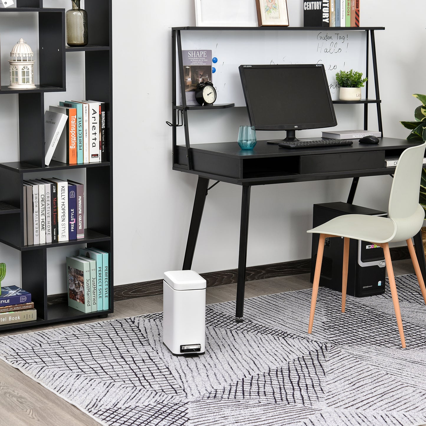5L Compact Bin With Quiet-Close Pedal Lid