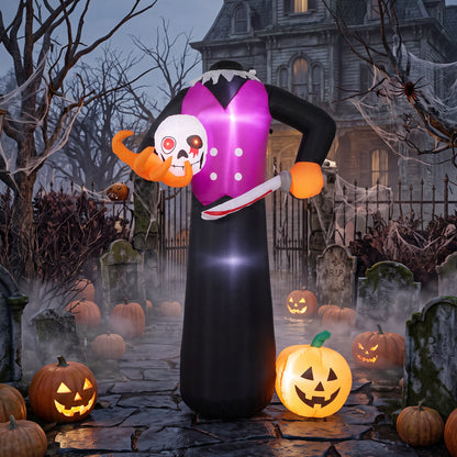 6 FT Halloween Inflatable Skeleton, Halloween Headless Skeleton