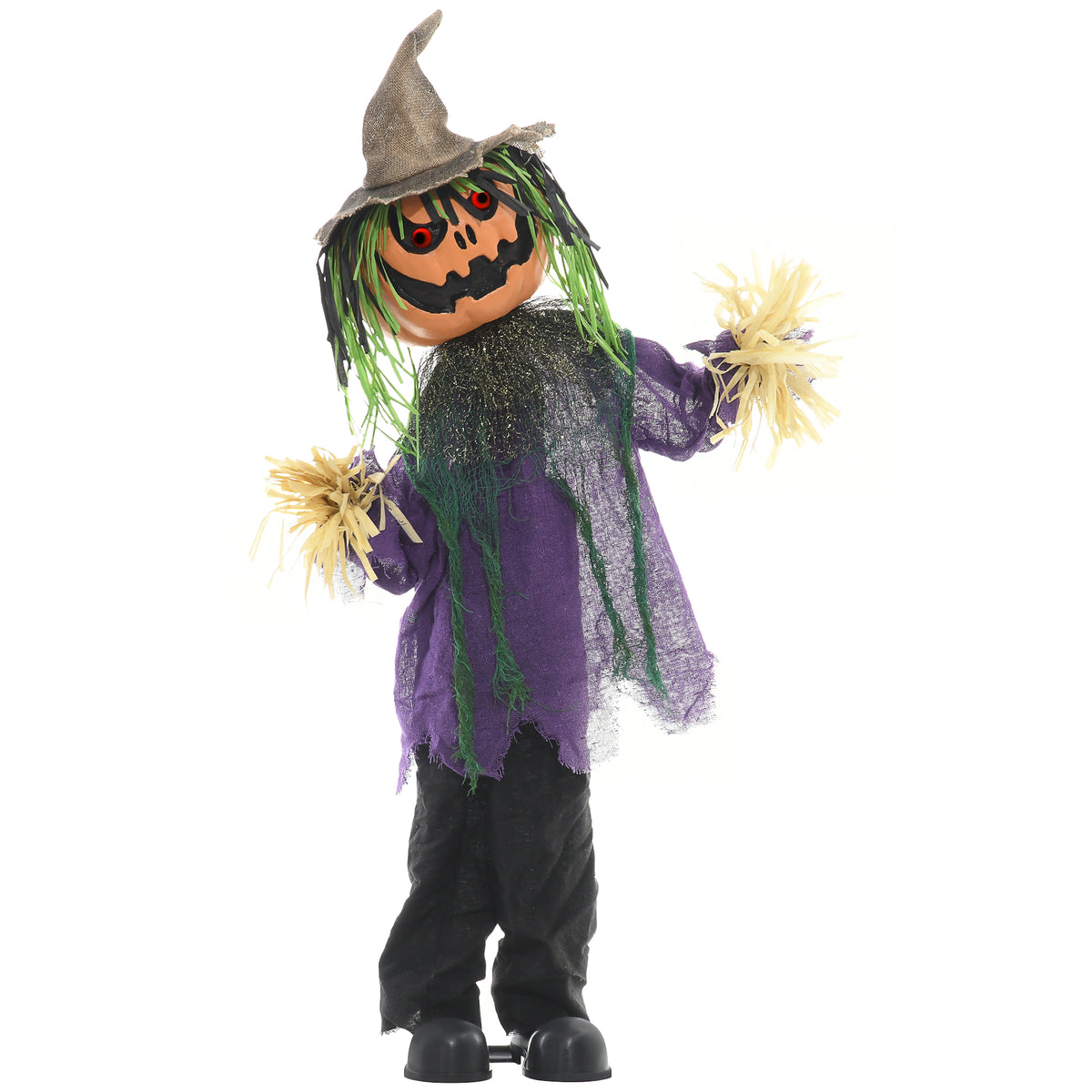Pumpkin Halloween Animatronic Prop for Indoor Outdoor Decoration