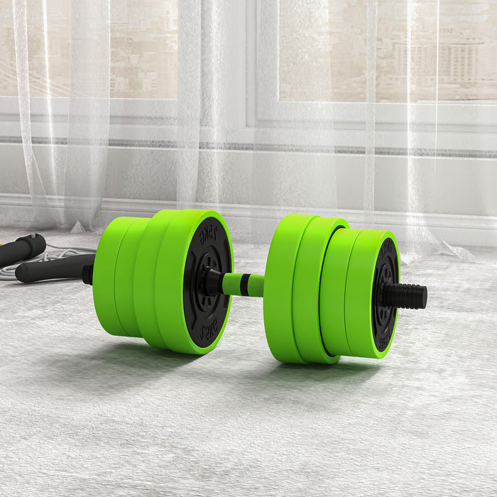 Weight Dumbbells Set, Barbell, Kettlebell, Push Up Stand, 30kg