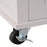 Kitchen Cart Storage Trolley Wooden Cabinet with Drawer Cupboard Towel Rail White