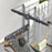 3-Tier Large Clothes Airer Stainless Steel Clothes Drying Rack Grey