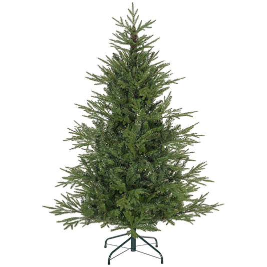 5 Foot Artificial Christmas Tree with Realistic Hinged Branches, Green