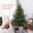 5 Foot Artificial Christmas Tree with Realistic Hinged Branches, Green