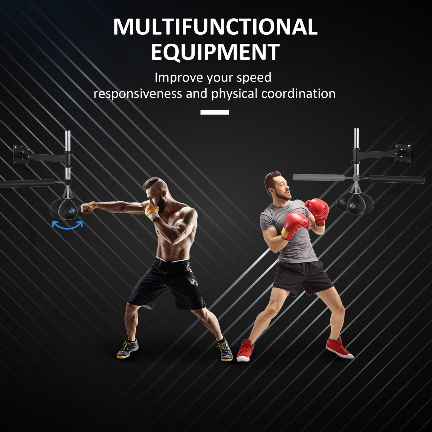 Adjustable Speed Bag Wall Mount, Boxing Equipment