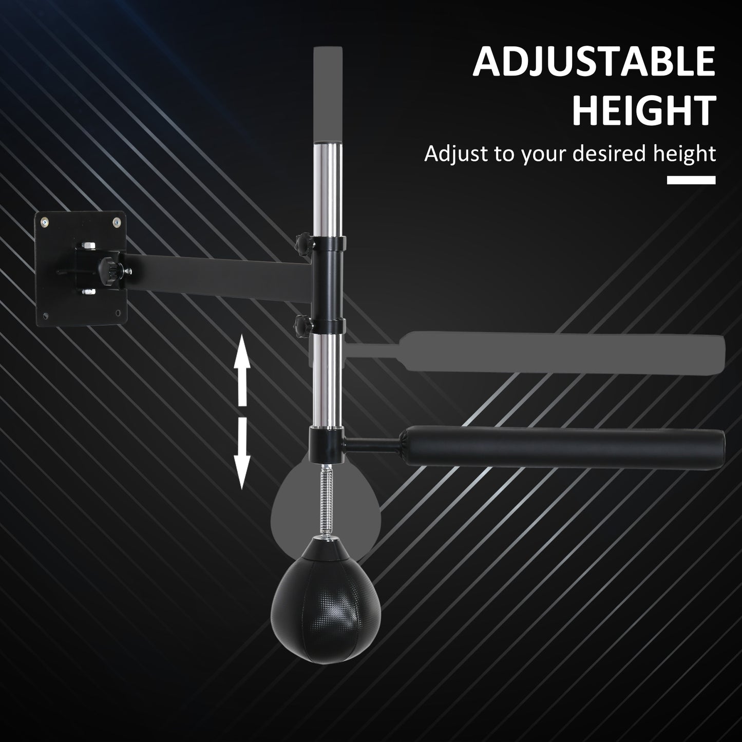 Adjustable Speed Bag Wall Mount, Boxing Equipment