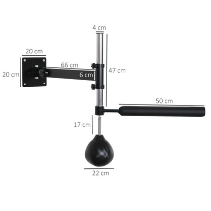 Adjustable Speed Bag Wall Mount, Boxing Equipment