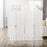 4 Panel Folding Room Divider, 170cm Freestanding Privacy Screen, White