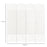 4 Panel Folding Room Divider, 170cm Freestanding Privacy Screen, White