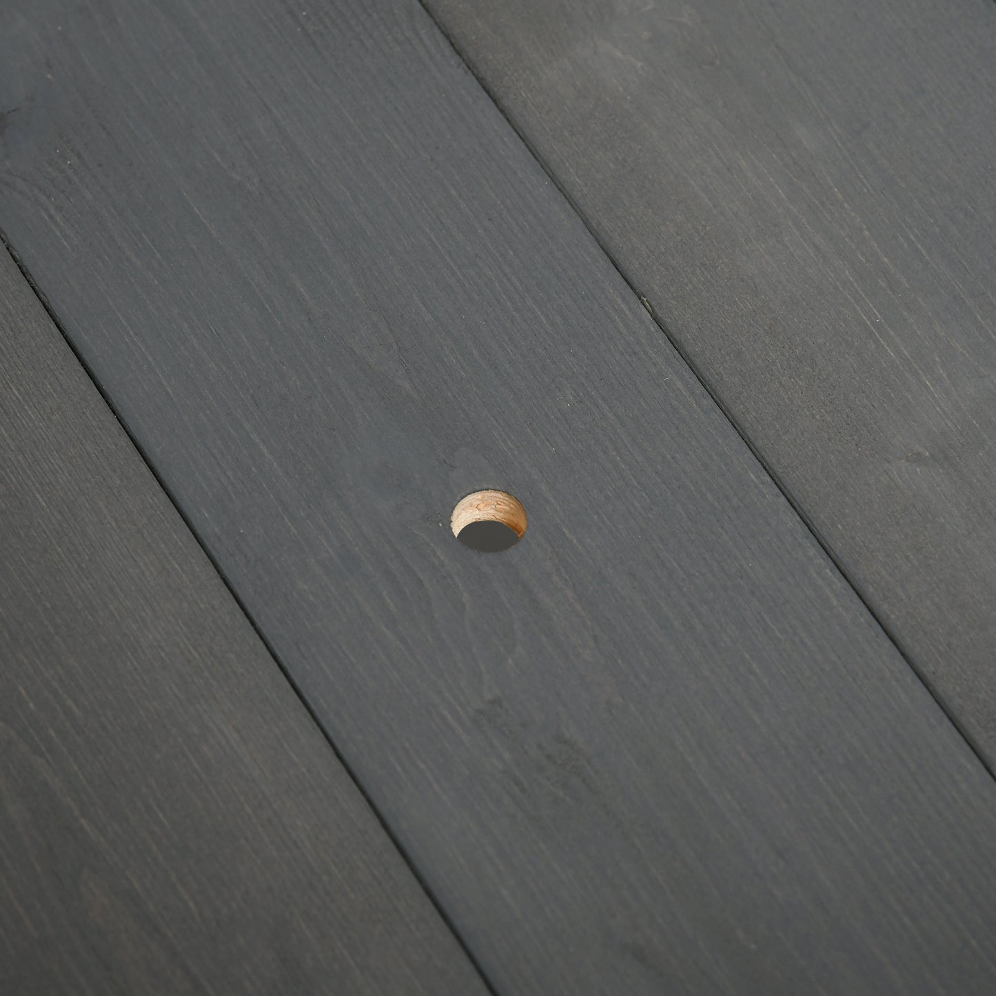 Garden Wooden Planter Flower Raised Bed, Dark Grey