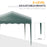 3 x 3m Pop Up Gazebo, Outdoor Camping Gazebo Party Tent with Carry Bag