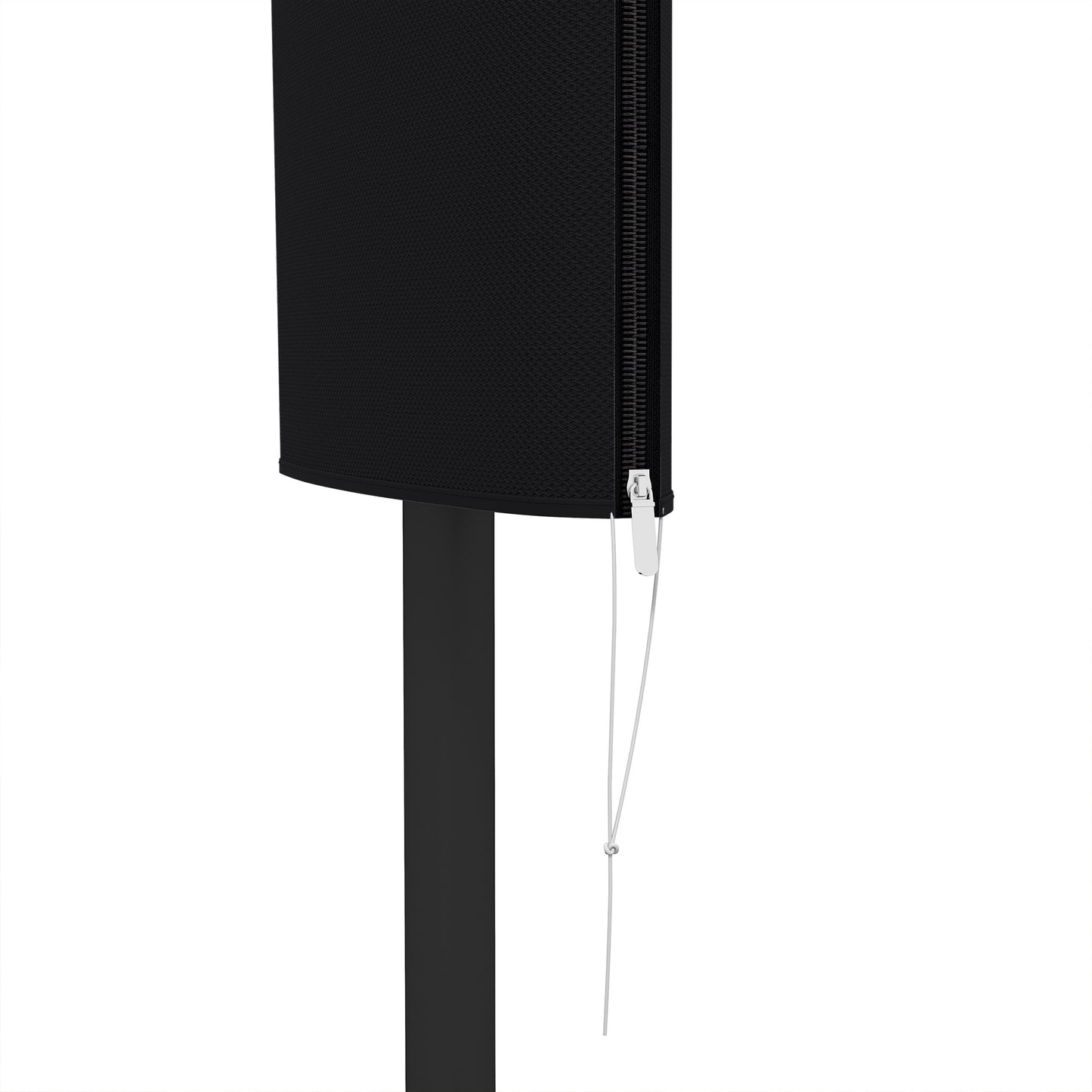 Garden Parasol Cover for 2-4m Outdoor Umbrella Protector w/ Rod, Zipper