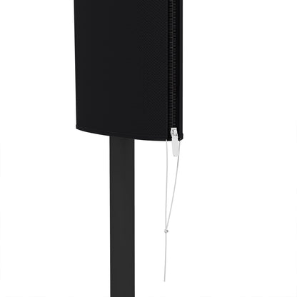 Garden Parasol Cover for 2-4m Outdoor Umbrella Protector w/ Rod, Zipper