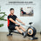 16-Level Magnetic Rowing Machine w/ LCD Monitor, Black