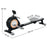 16-Level Magnetic Rowing Machine w/ LCD Monitor, Black