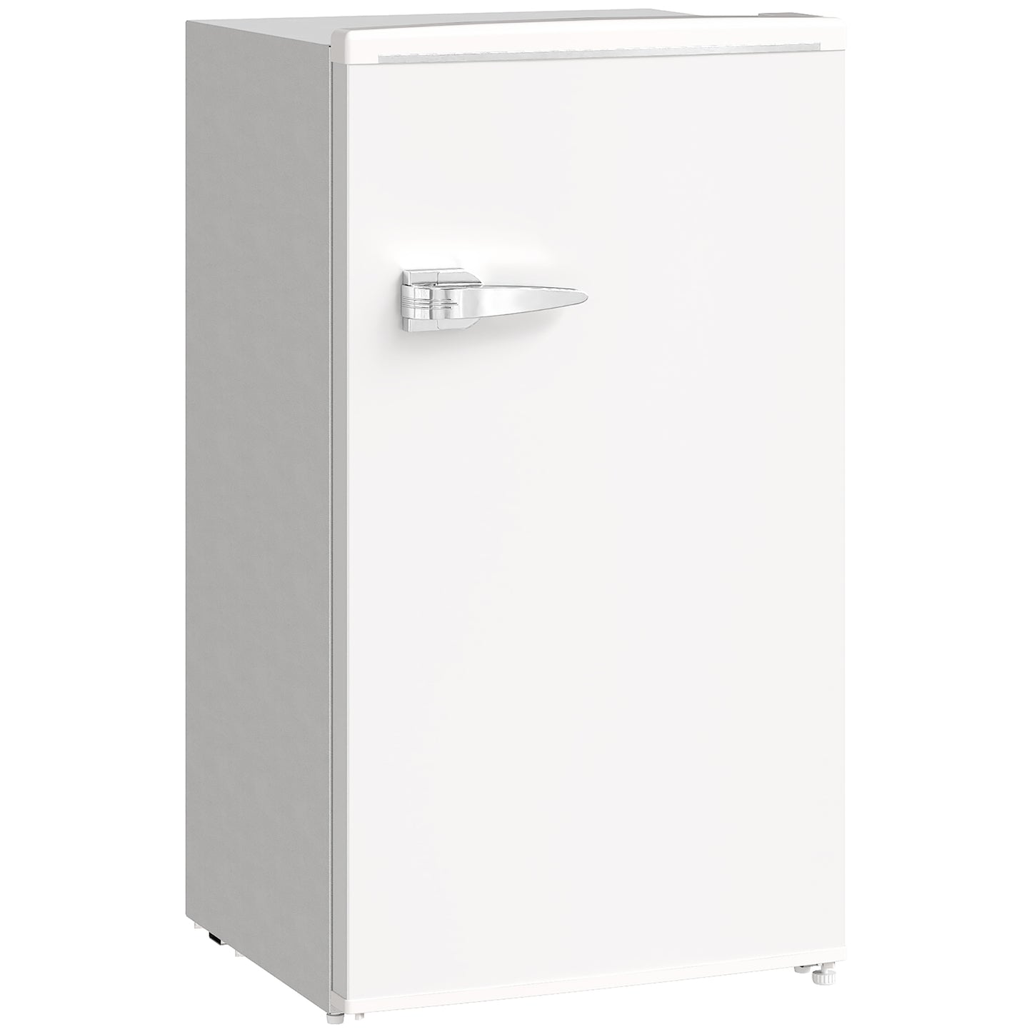 85L Freestanding Under Counter Fridge with Chiller Box, White