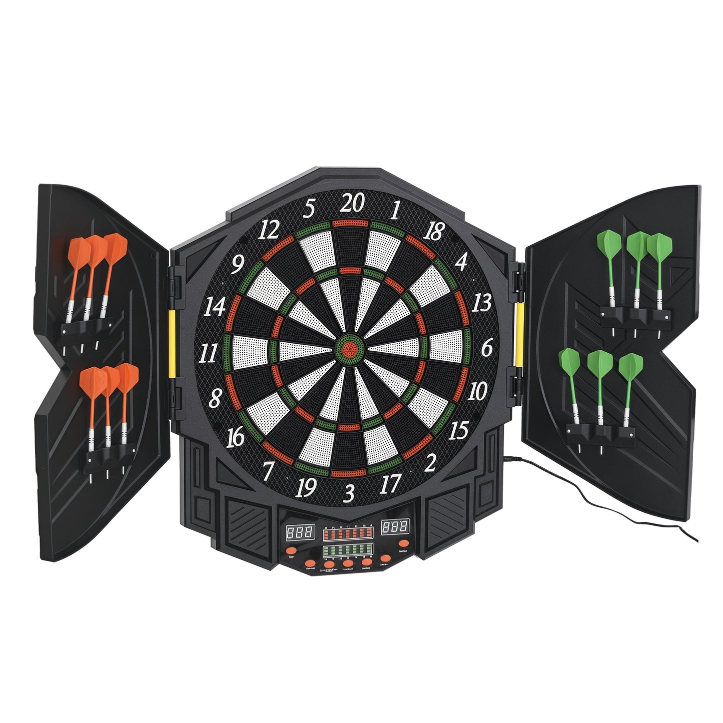 27 Games Dart Board Dartboard Set Electronic LED Darts Game Display Party