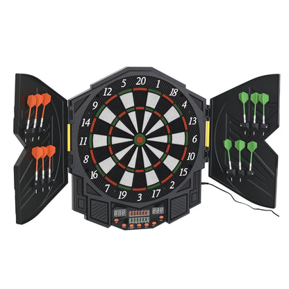 27 Games Dart Board Dartboard Set Electronic LED Darts Game Display Party