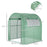 Walk in Polytunnel Greenhouse, Green House for Garden with Roll-up Window and Door, 1.8 x 1.8 x 2 m, Green