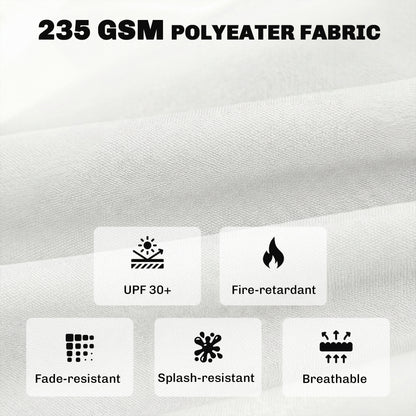 Bistro Chair Cushions, Chair Pads Set of 4, White