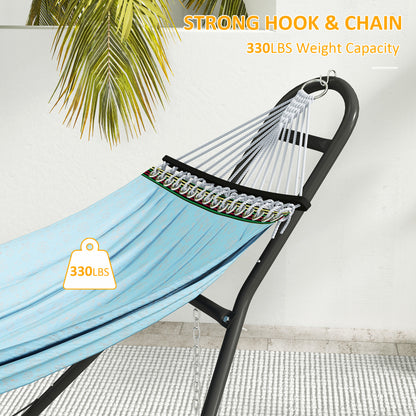 9ft Hammock Stand Adjustable with Non-Slip Feet, 250 kg Capacity