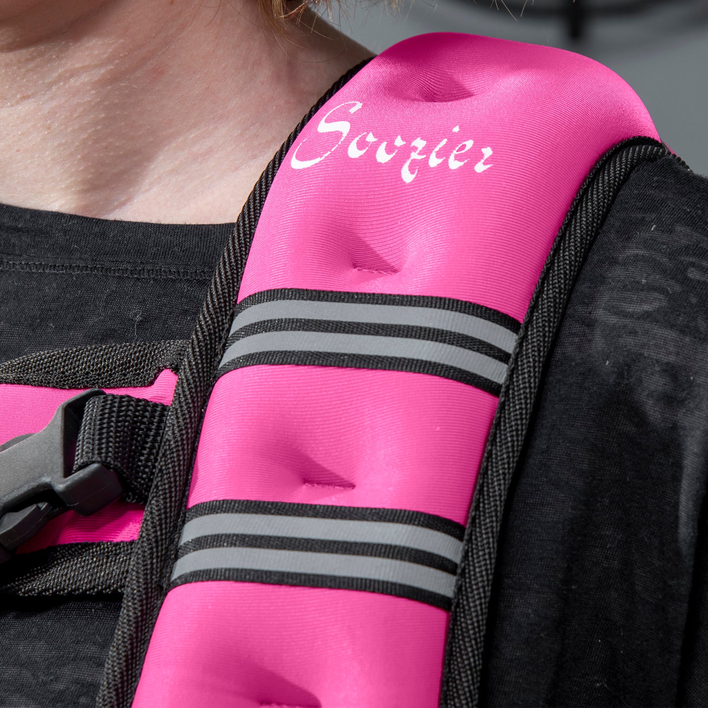 8KG Weighted Vest with Adjustable Straps, Pocket, Reflective Strips