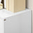 Storage Cabinet Slim Sideboard with Golden Hairpin Legs Adjustable Shelves for Living Room Dining Room Hallway White